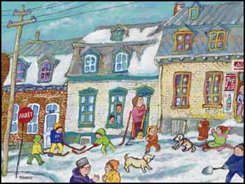 Scène d'hiver à Québec by Miyuki Tanobe sold for $11,700