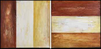 Untitled (Diptych: Stripes) by Greg Murdock sold for $702