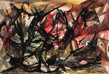 Sans titre (from the Combustions originelles series) by Marcel Barbeau