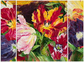 The Earth Laughs in Flowers by Bobbie Burgers sold for $20,000