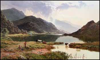 Ullswater, Westmoreland by Sidney Richard Percy sold for $28,750