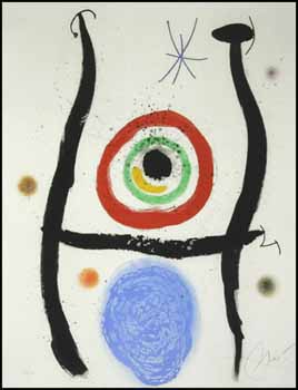 Le bleu de la cible by Joan Miró sold for $5,750