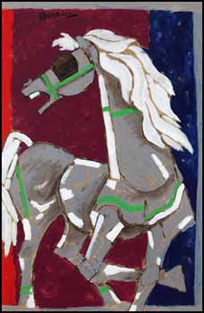 Wild Stallion by Maqbool Fida Husain sold for $64,350