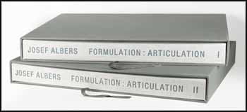 Formulation Articulation I, II by Josef Albers sold for $5,850