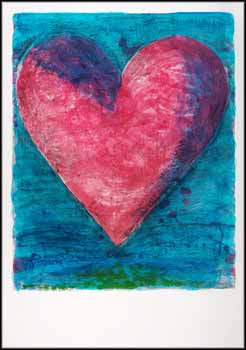 A Heart on the Rue de Grenelle by Jim Dine vendu pour $8,260
