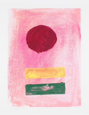 Pink Ground by Adolph Gottlieb sold for $625