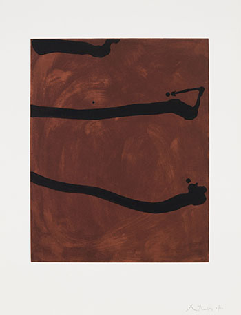 Untitled by Robert Motherwell sold for $2,813