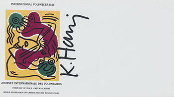International Volunteer Day by Keith Haring sold for $875
