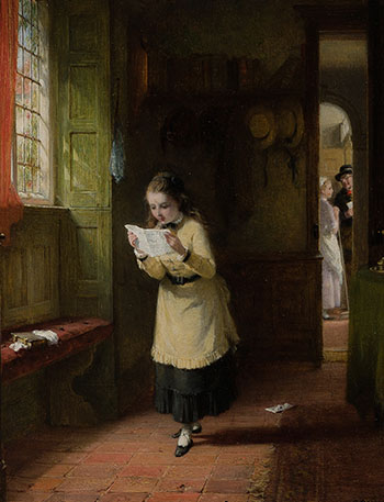 The Letter by George Bernard O'Neill sold for $1,750