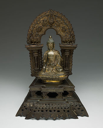 Nepalese Seated Figure of Buddha Akshobhya, 18th/19th Century by  Nepalese Art sold for $1,625