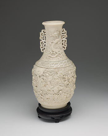 A Large Chinese Ivory Carved '18 Lohan' Vase, First Half 20th Century by  Chinese Art sold for $7,500