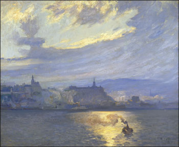 The Ferry, Quebec by Maurice Galbraith Cullen vendu pour $200,000