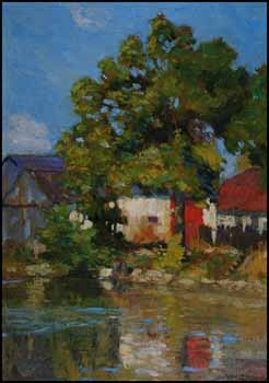 Washing at the River's Edge by William Brymner sold for $8,625