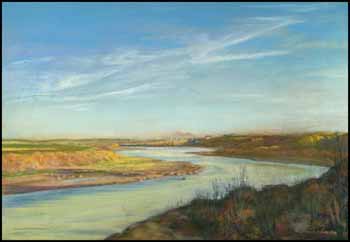 Along the River Banks by Ernest Lindner sold for $1,150