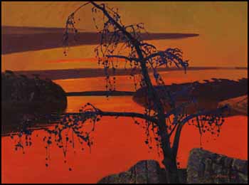 Northern Sunset by Charles Fraser Comfort sold for $7,605