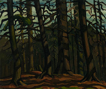 Dark Cedars by Carl Fellman Schaefer sold for $8,750