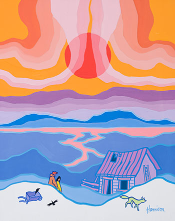 Old Miners Cabin by Ted Harrison vendu pour $46,250