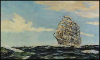 Ship at Sea by Robert McVittie sold for $4,973