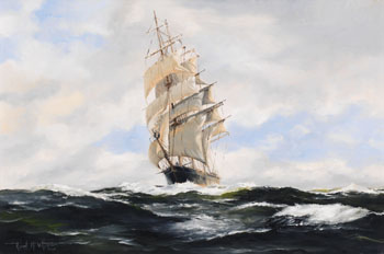 In a Brisk Wind by Robert McVittie sold for $6,490