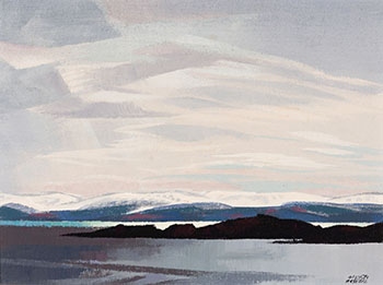 Morning, Resolute Bay, Eastern Arctic by Hilton McDonald Hassell sold for $5,625