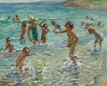 At the Beach by Dorothea Sharp
