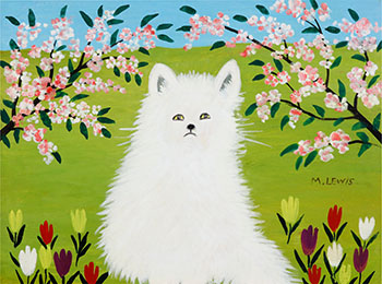 White Cat by Maud Lewis vendu pour $37,250