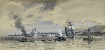 Collingwood Harbour by Lucius Richard O'Brien