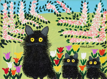 Black Cats by Maud Lewis sold for $34,250