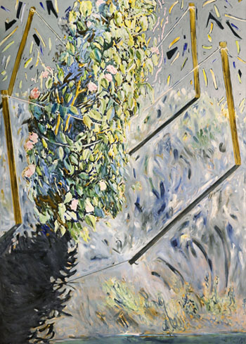 Support System with Camelia Bush by Agatha (Gathie) Falk sold for $20,060