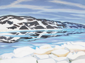 Fiord Melting by Doris Jean McCarthy sold for $38,350