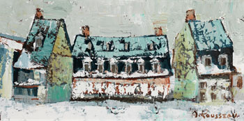 Après la neige by Albert Rousseau sold for $1,625