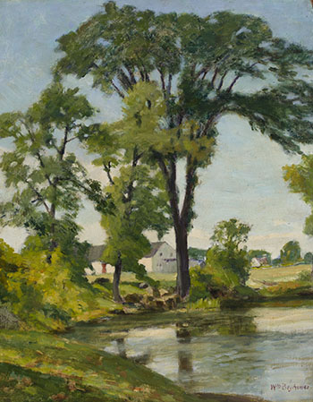 The Elms, Saint Eustache by William Brymner sold for $18,750
