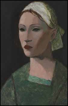 Jeunne femme au bonnet by Pierre Lefebvre sold for $468