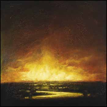A Eulogy to Earth, Dusk by David Bierk sold for $10,620