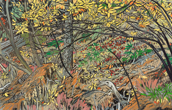 Tangled Undergrowth, Kluane by Edward William (Ted) Godwin sold for $12,500