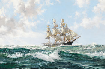 The Flying Cloud by Montague J. Dawson sold for $55,250