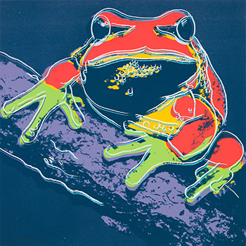 Pine Barrens Tree Frog (F. & S. II.294) by Andy Warhol sold for $73,250