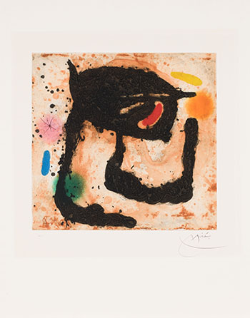 Le Dandy by Joan Miró sold for $10,000