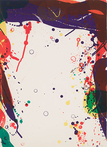 Untitled by Sam Francis sold for $2,125