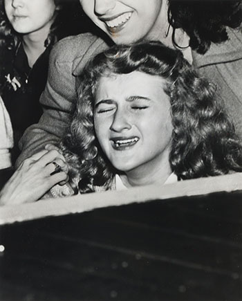 Ecstasy Face, Frank Sinatra Concert, N.Y.C. by  Weegee sold for $1,250