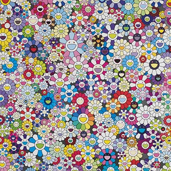 Shangri-La, Shangri-La, Shangri-La by Takashi Murakami sold for $6,250