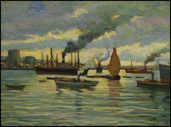 Port of Montreal by Joseph Giunta sold for $2,633
