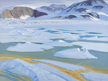 Ice Floes by Doris Jean McCarthy sold for $49,250