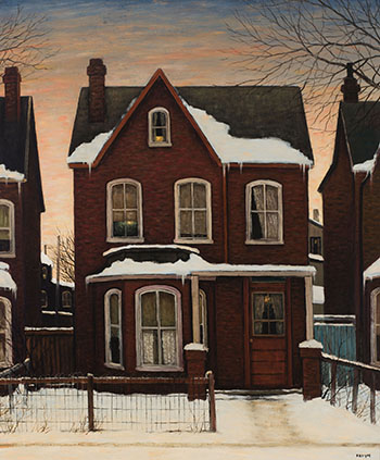 Portrait of an Old House by John Kasyn sold for $13,750