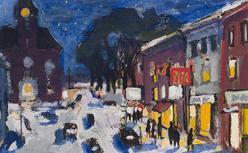 Night in Winter by Molly Joan Lamb Bobak