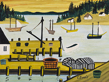 Harbour Scene by Maud Lewis sold for $61,250