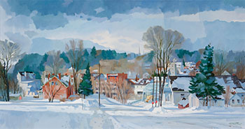 Long Shadows - Elora Afternoon (03798/A84-0025) by Donald MacKay Houstoun sold for $4,375