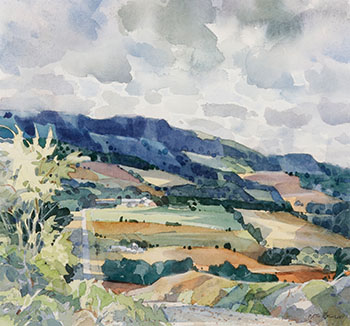 In the Hills Above Collingwood (03737/A90-072) by Donald MacKay Houstoun sold for $1,375