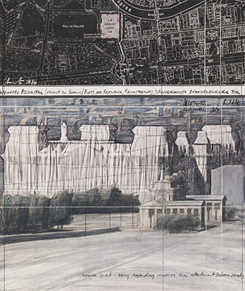 Wrapped Reichstag, Project for Berlin by  Christo