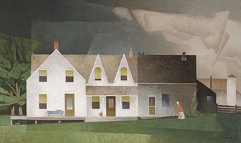 Farmhouse Near Wingle by Alfred Joseph (A.J.) Casson